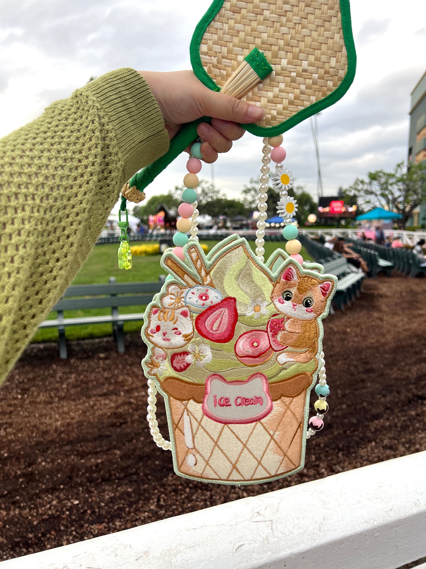 Ice cream kitty bag