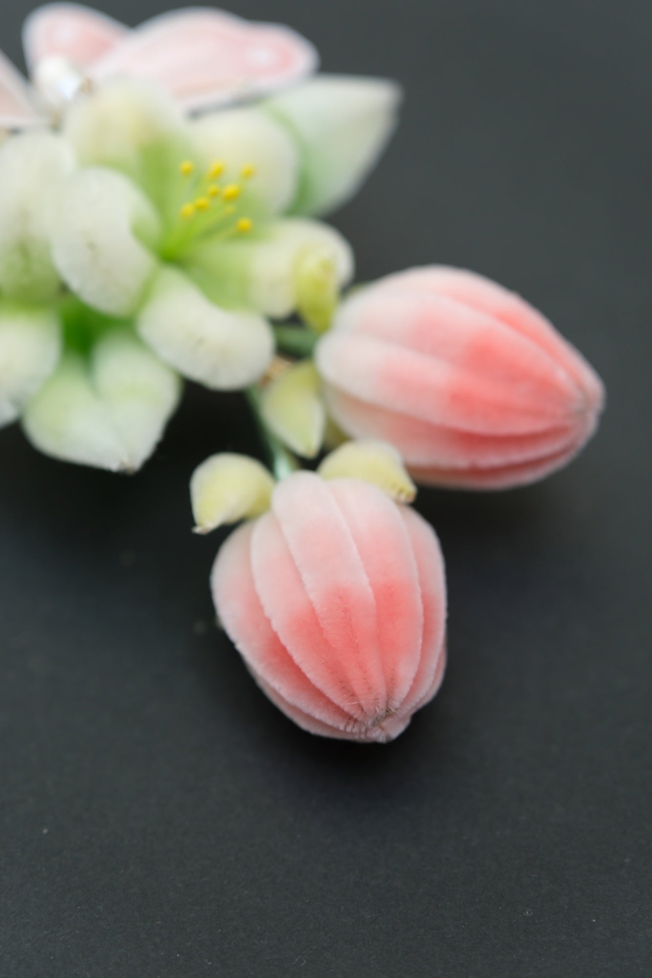 Fluffy Velvet - Strawberry w/ Butterfly