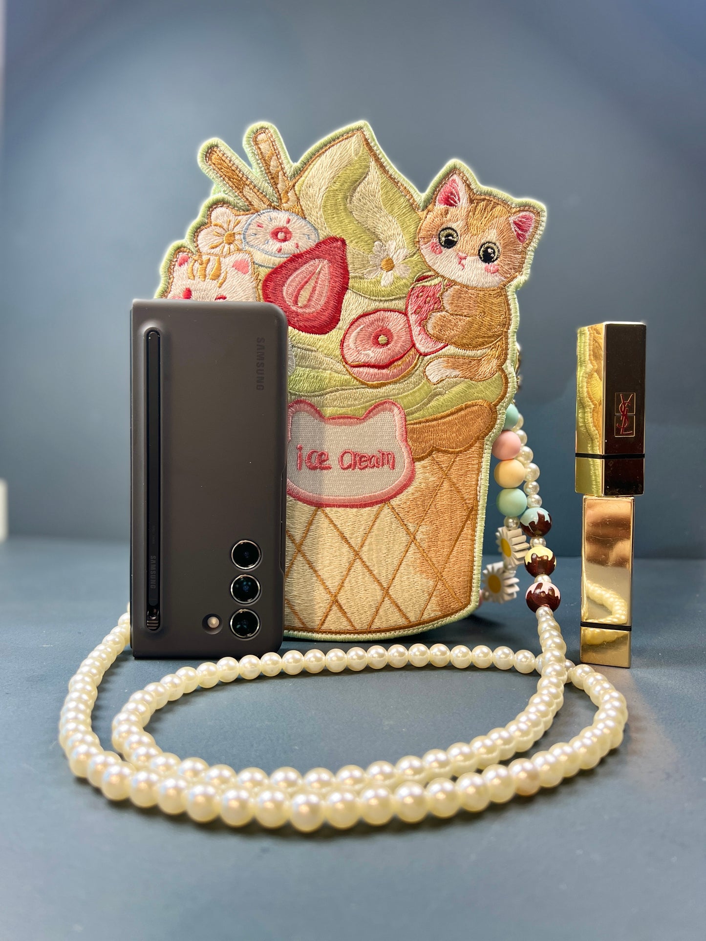 Ice cream kitty bag