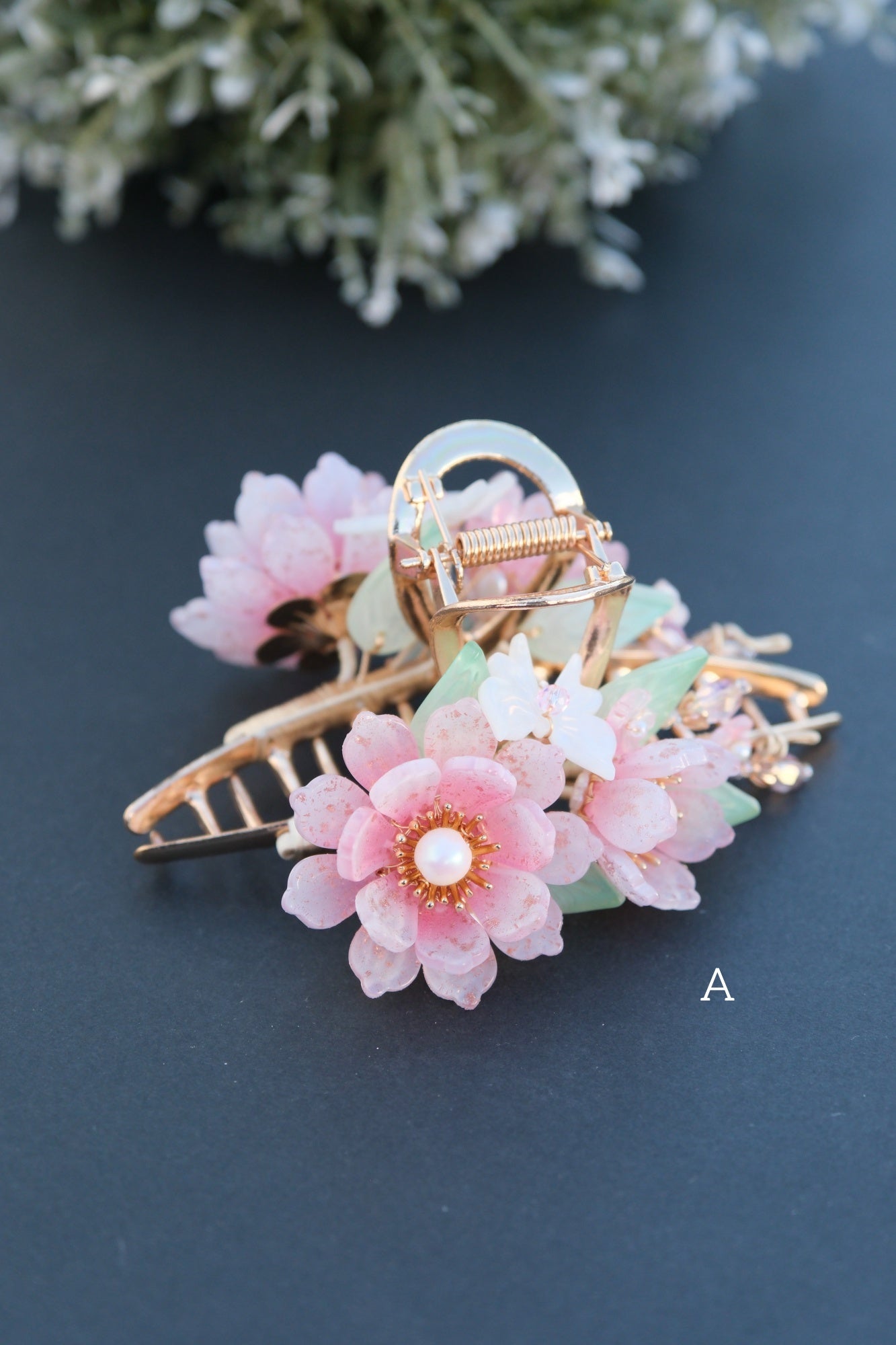 Colored Glaze Hair Claw