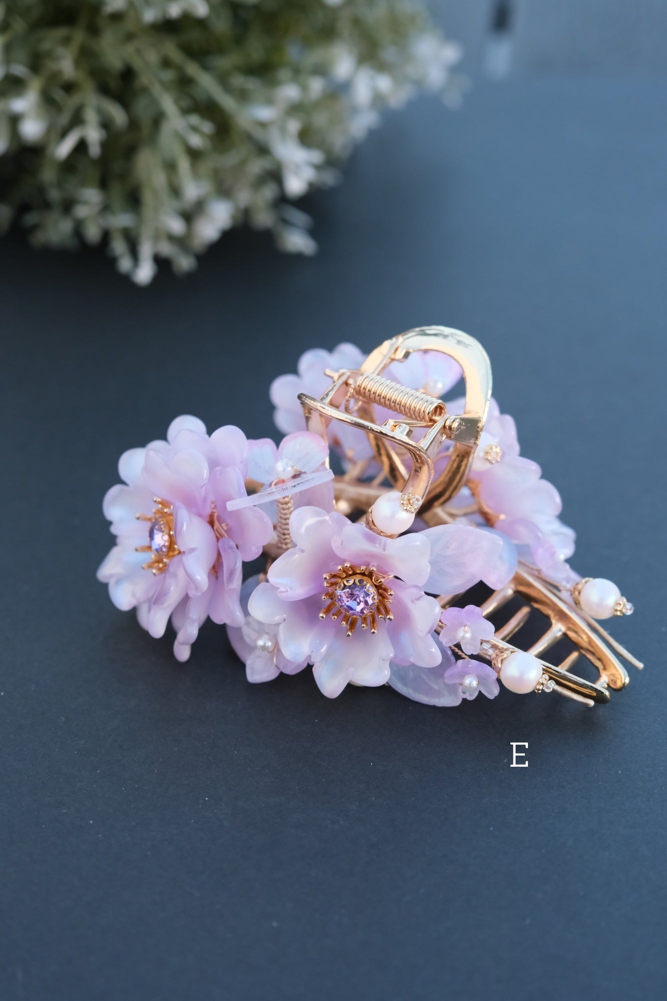 Colored Glaze Hair Claw