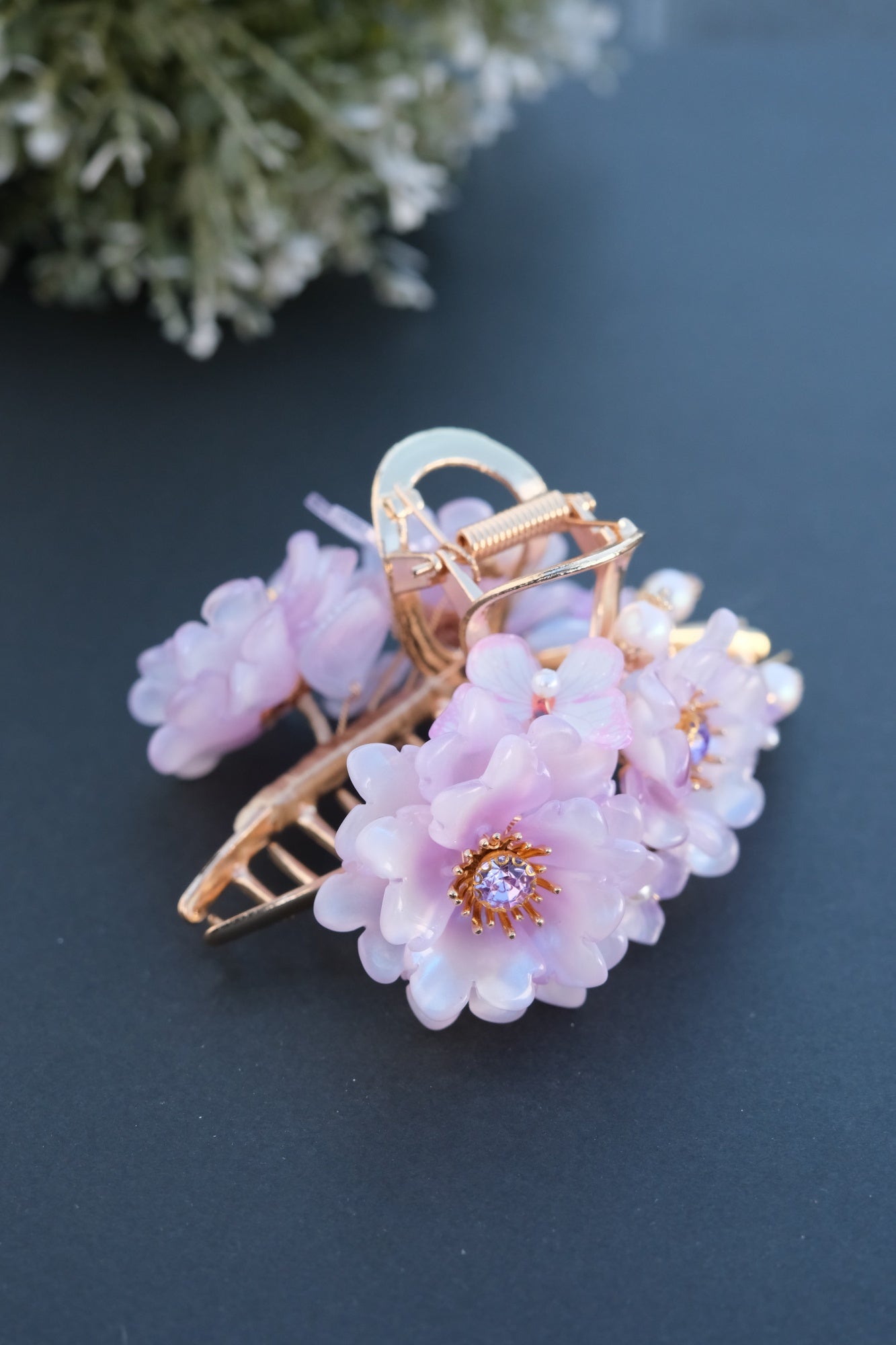 Colored Glaze Hair Claw