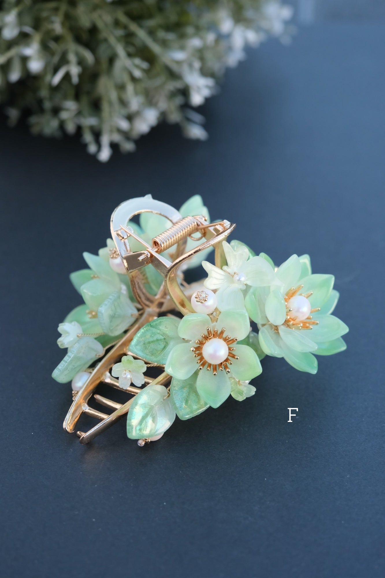 Colored Glaze Hair Claw