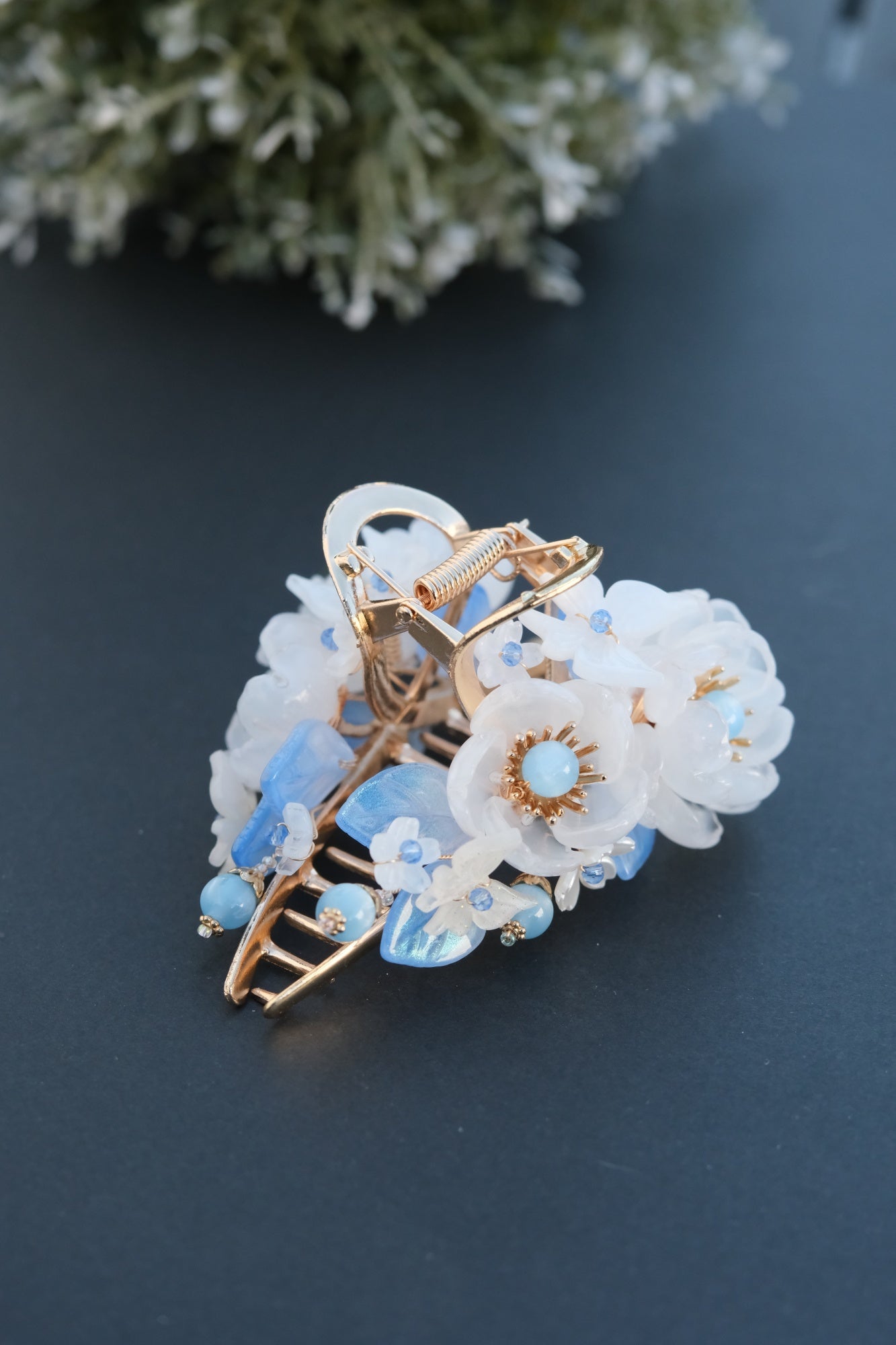 Colored Glaze Hair Claw