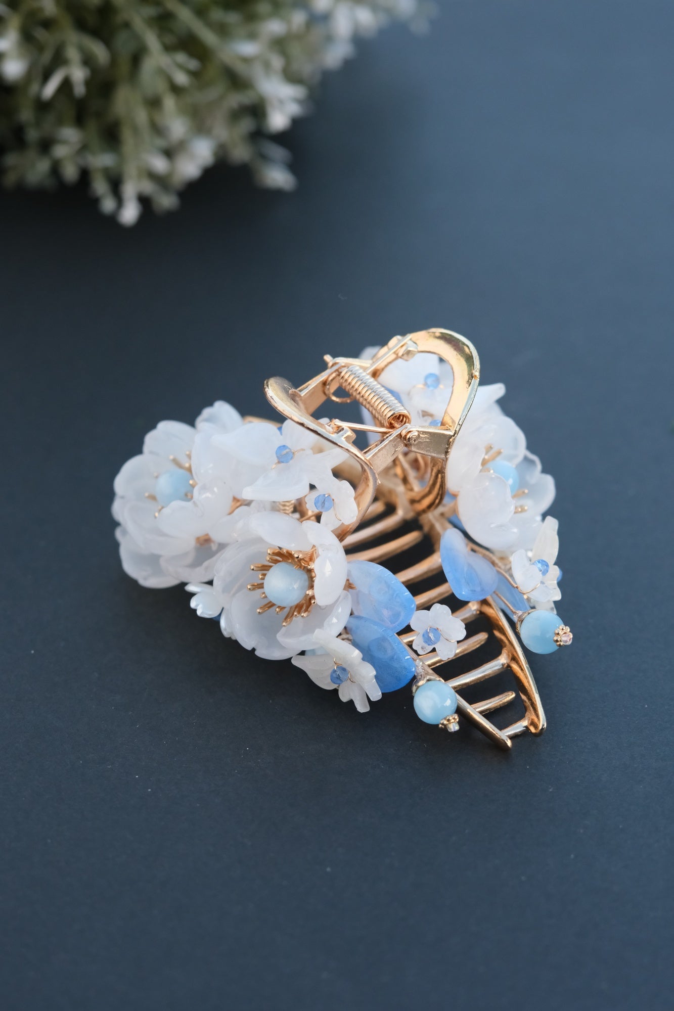 Colored Glaze Hair Claw