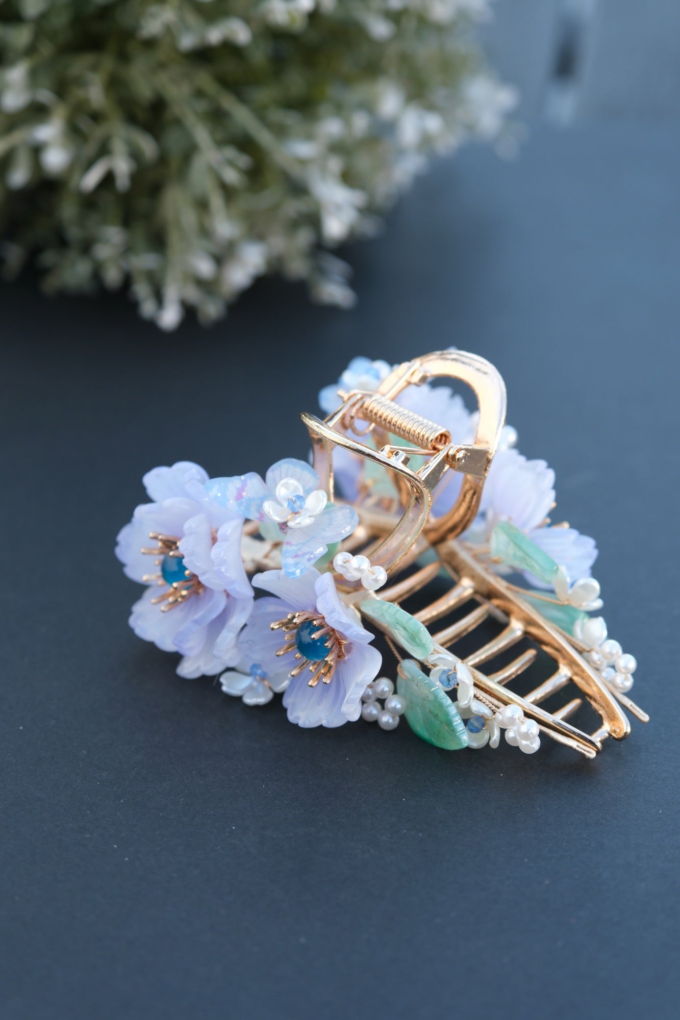 Colored Glaze Hair Claw