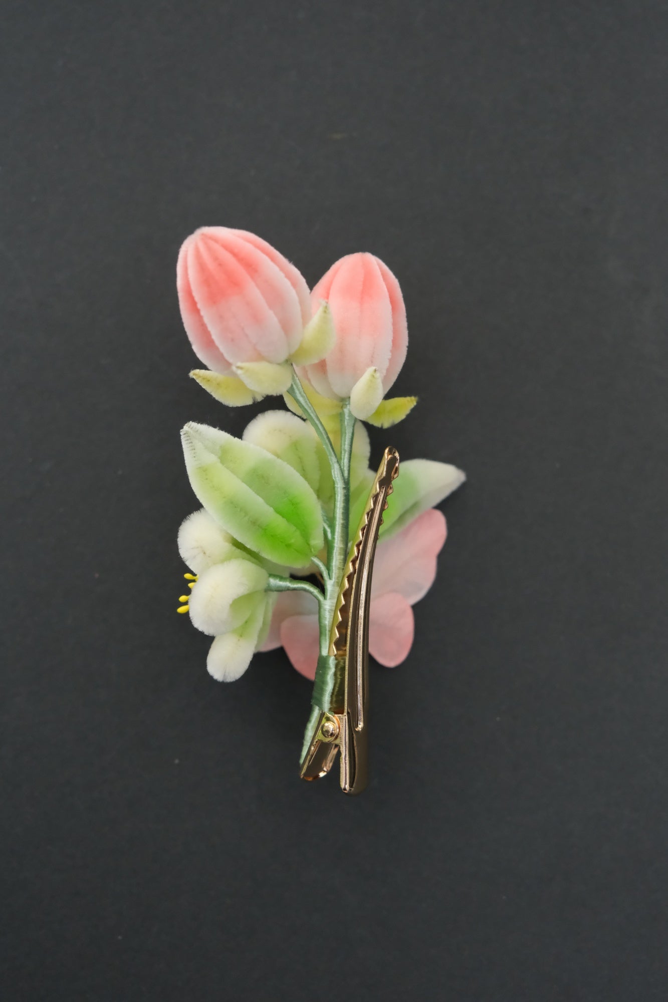 Fluffy Velvet - Strawberry w/ Butterfly