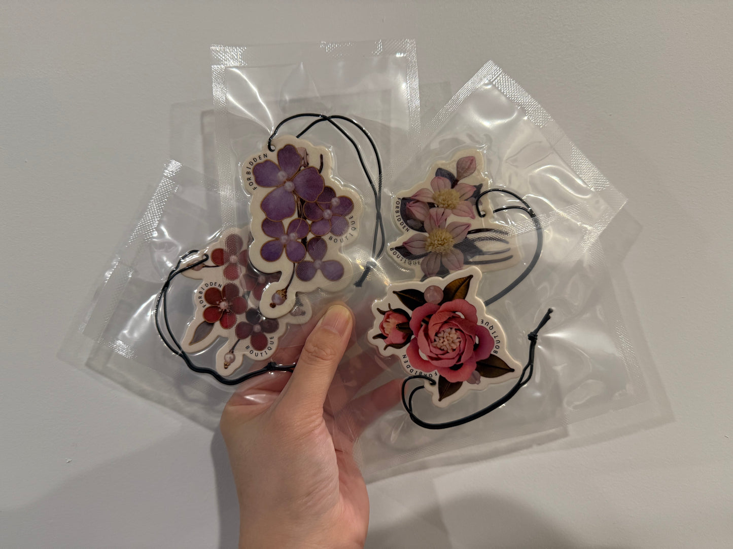 Hanging Car Refreshner -Flower Themed