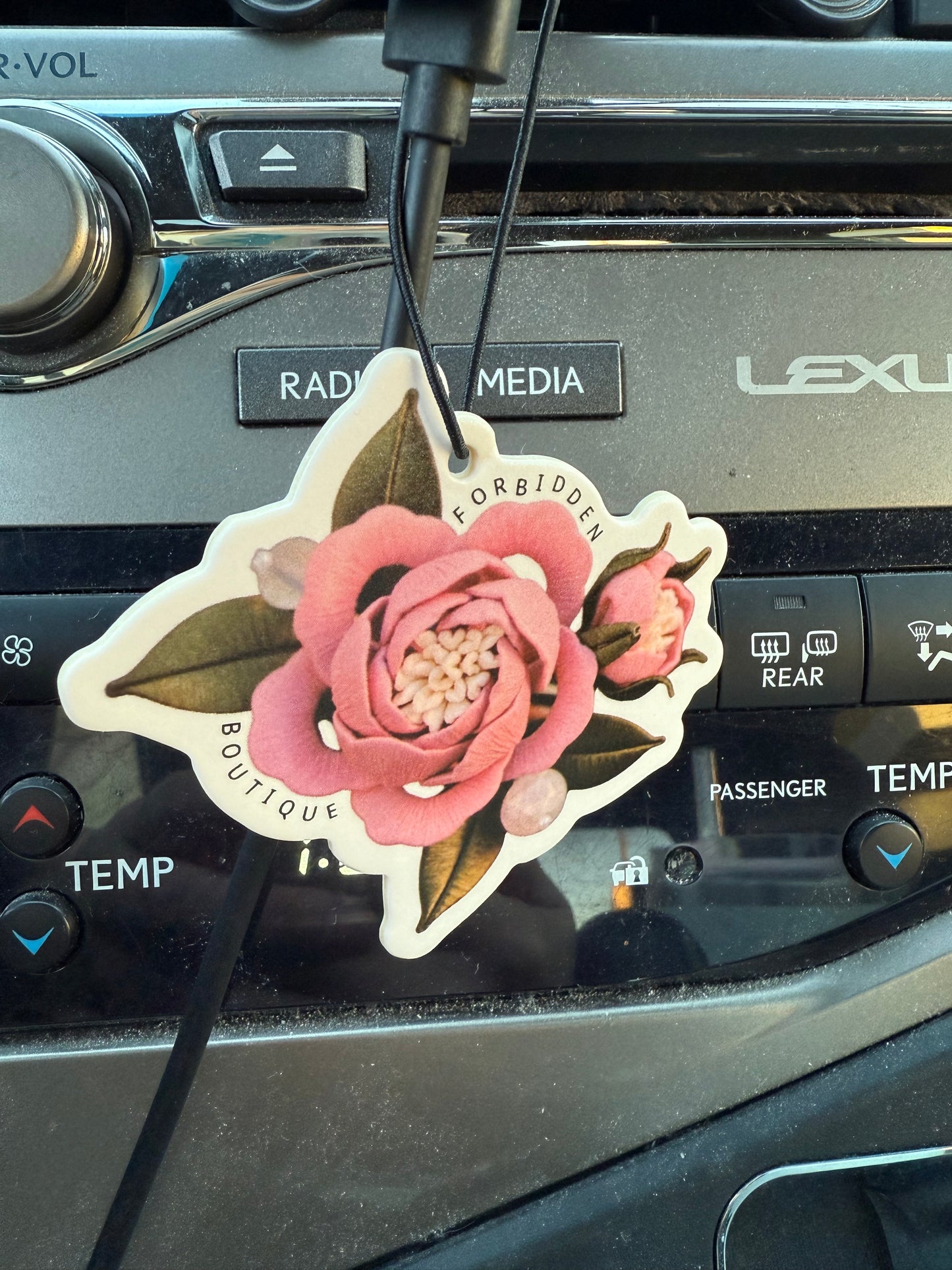 Hanging Car Refreshner -Flower Themed